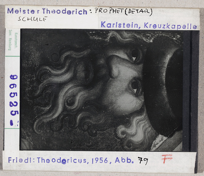 Vorschaubild Meister Theoderich: Prophet, Detail, Karlstein, Kreuzkapelle 